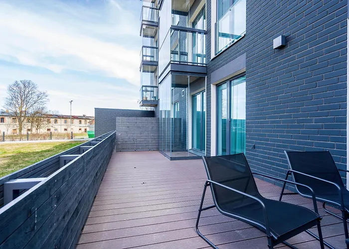 Dream - Modern Design With Balcony & Free Parking 아파트 탈린